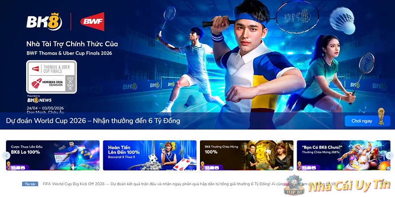BK8 - Bet thủ luôn tin tưởng lựa chọn