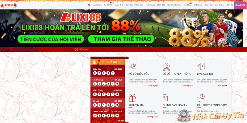 LIXI88 - Mệnh danh lì xì không giới hạn